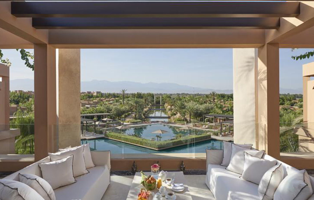 Le Mandarin Oriental de Marrakech : un cadre d’exception au cœur de la nature luxuriante