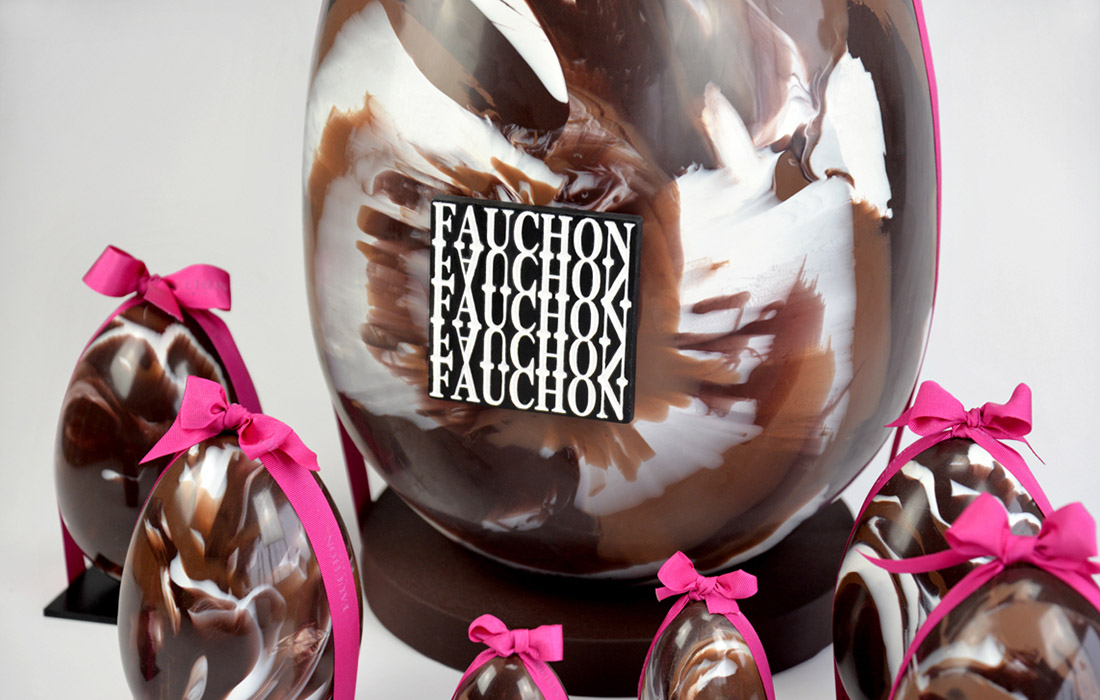 La collection marbrée Melting Choc de Fauchon,  9 kilos de délice