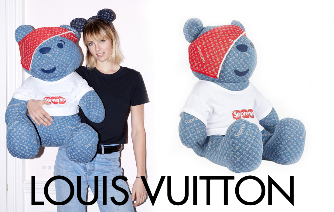 Louis Vuitton x Supreme Children In Need Bear