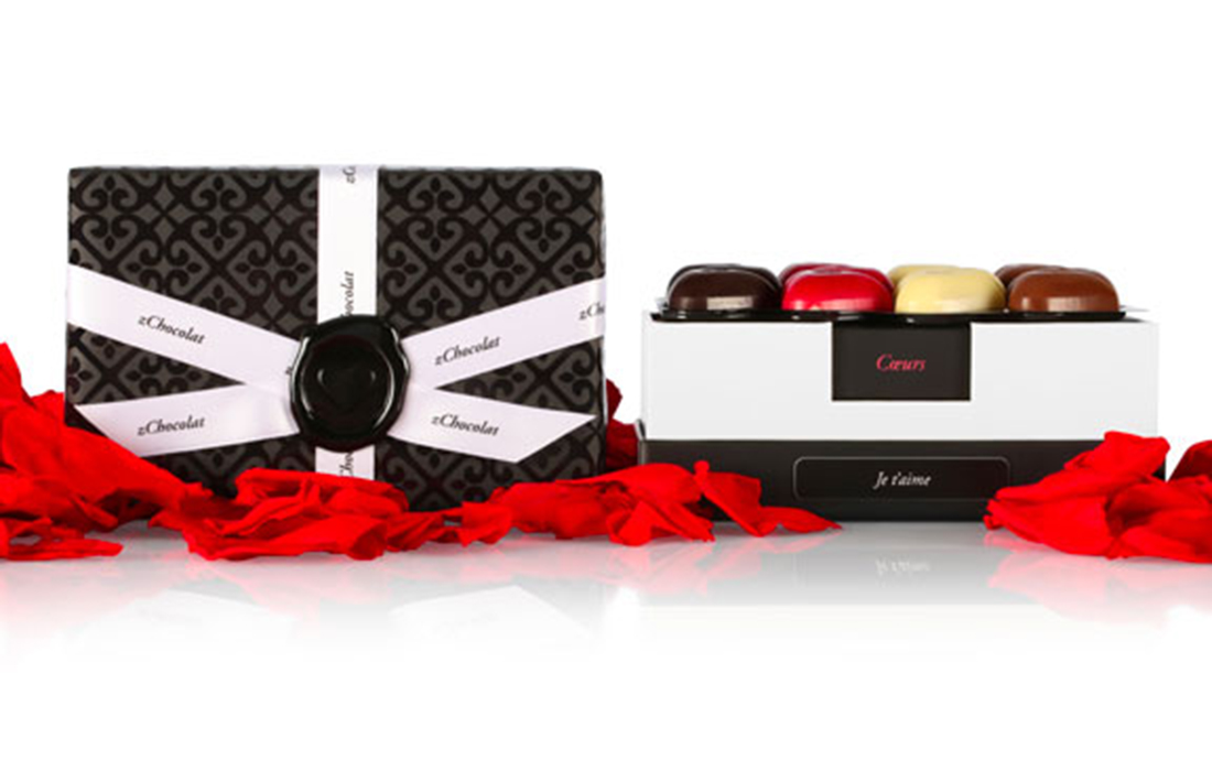 Offrez à votre moitié une des nouvelles collections Saint-Valentin de zChocolat pour lui prouver votre amour