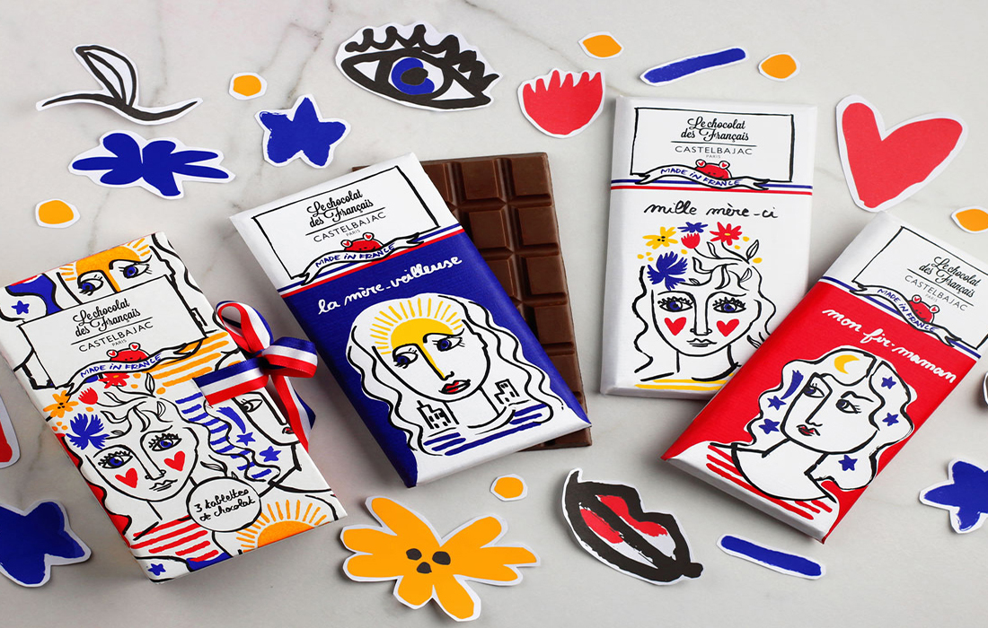 Castelbajac Paris lance sa première collection de chocolat avec Le chocolat des Français pour la Fête des mères