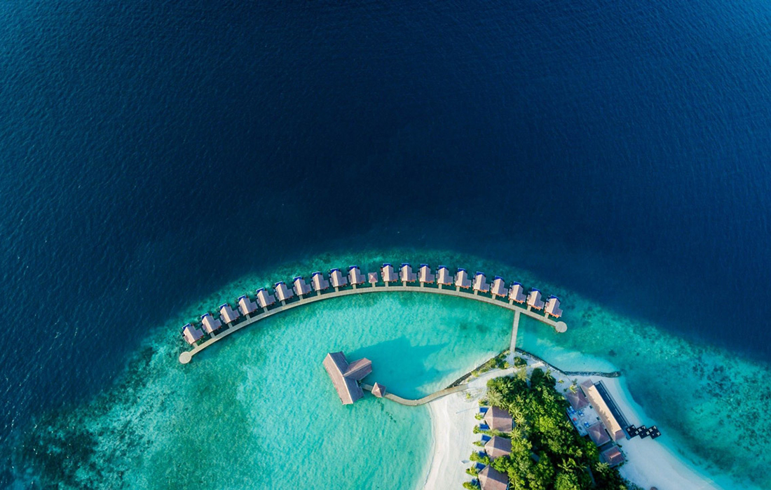 Grand Park Kodhipparu, un grand hôtel d’exception au cœur d’un lagon en Maldives
