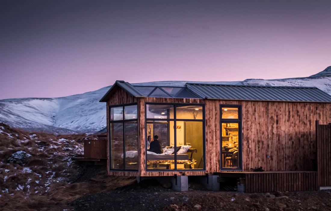 Vivez une expérience exceptionnelle en Islande dans le Glass Lodge !