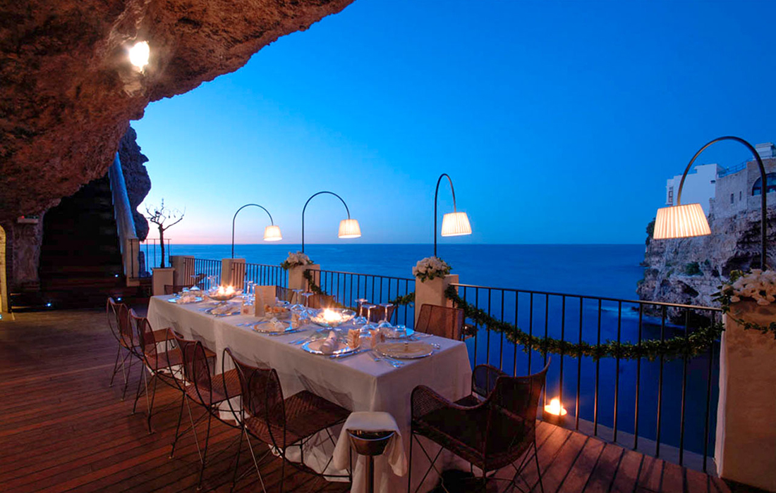 Grotta Palazzese, un restaurant d’exception et unique en son genre