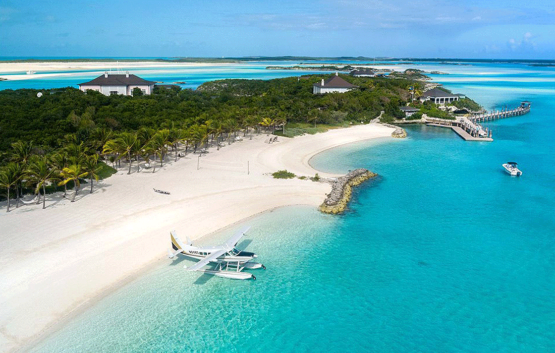 Une île privée paradisiaque dans les Caraïbes : que demander de plus !