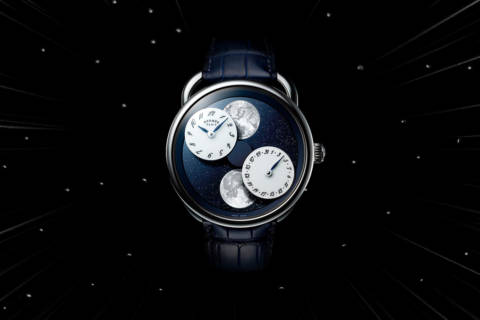 Hermes montre arceau l'heure de la lune dévoilée au salon horlogerie magazine luxe infinity