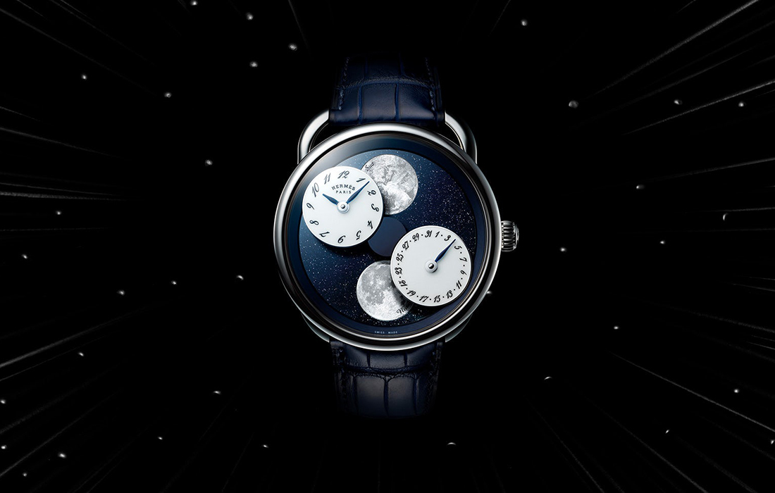 « L’heure de la Lune » : la sublime nouvelle montre Hermès Arceau dévoilée à l’occasion du SIHH 2019