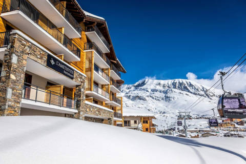 exterieur station de ski hotel DAria