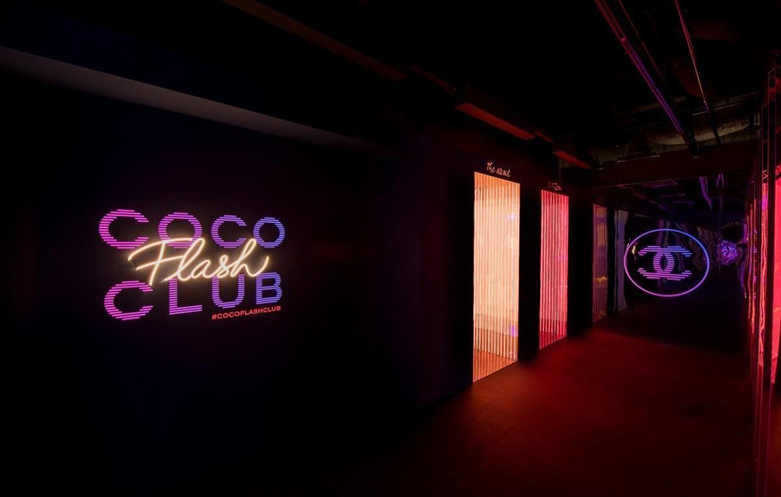 La marque de luxe Chanel ouvre un nouveau pop-up : le Coco Flash Club