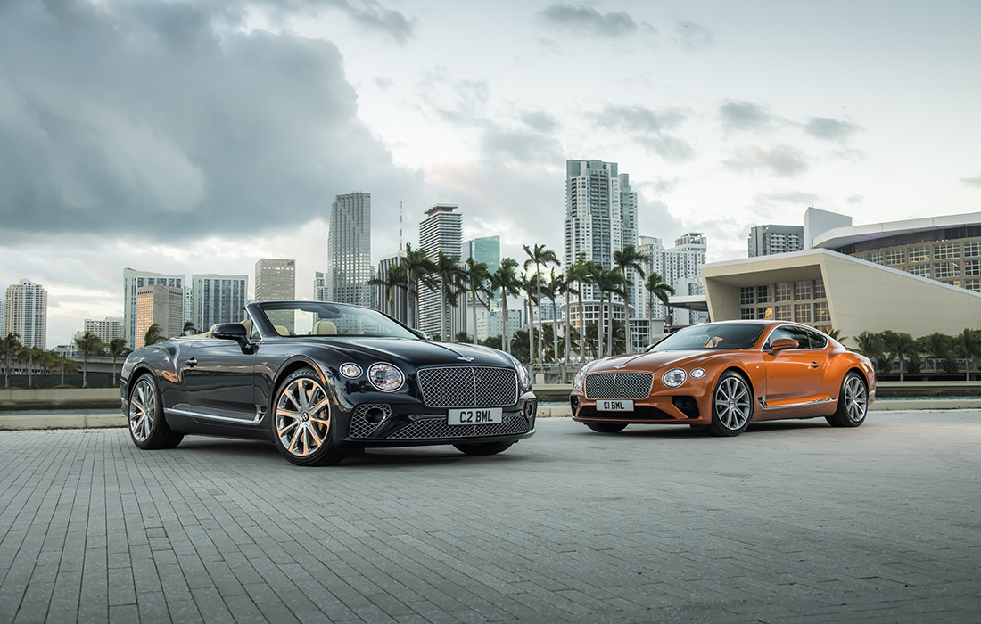 La Nouvelle Bentley Continental V8 GT Se Découvre Sous le soleil de Miami