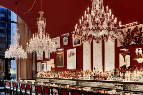 Baccarat Hôtel, le luxe French pétille à New York