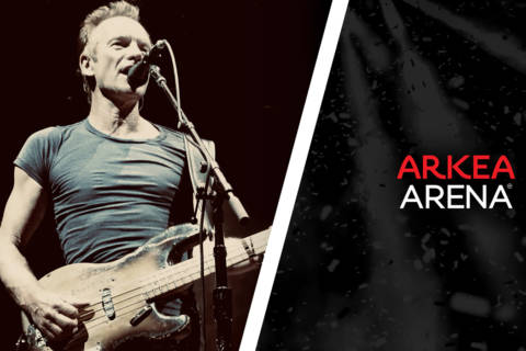 Sting affiche arena concert