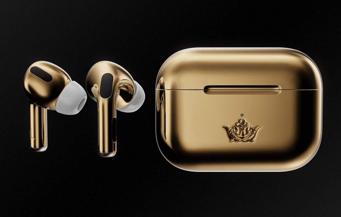 La griffe Caviar et la marque à la pomme s’associent pour dévoiler une Gold Edition des écouteurs Apple