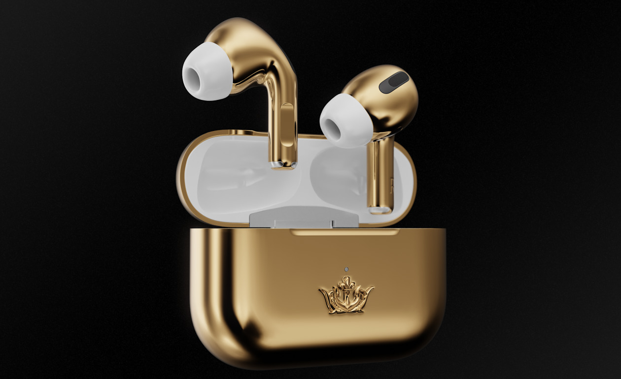 La griffe Caviar et la marque à la pomme s’associe pour dévoiler une Gold Edition des écouteurs Apple