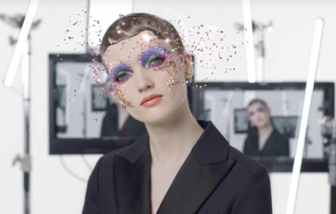 Une expérience de maquillage en 3D lancé par Dior pour la célébration de sa ligne Dior Makeup Holiday 2020