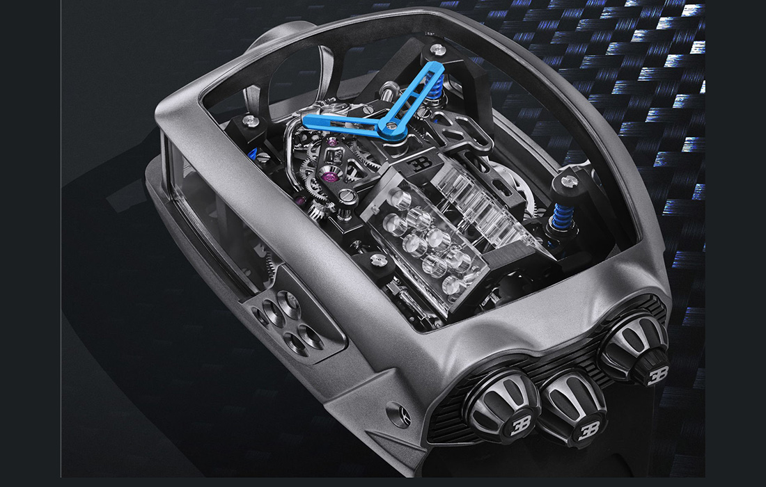 Une montre Jacob & Co en l’honneur de la Bugatti Chiron