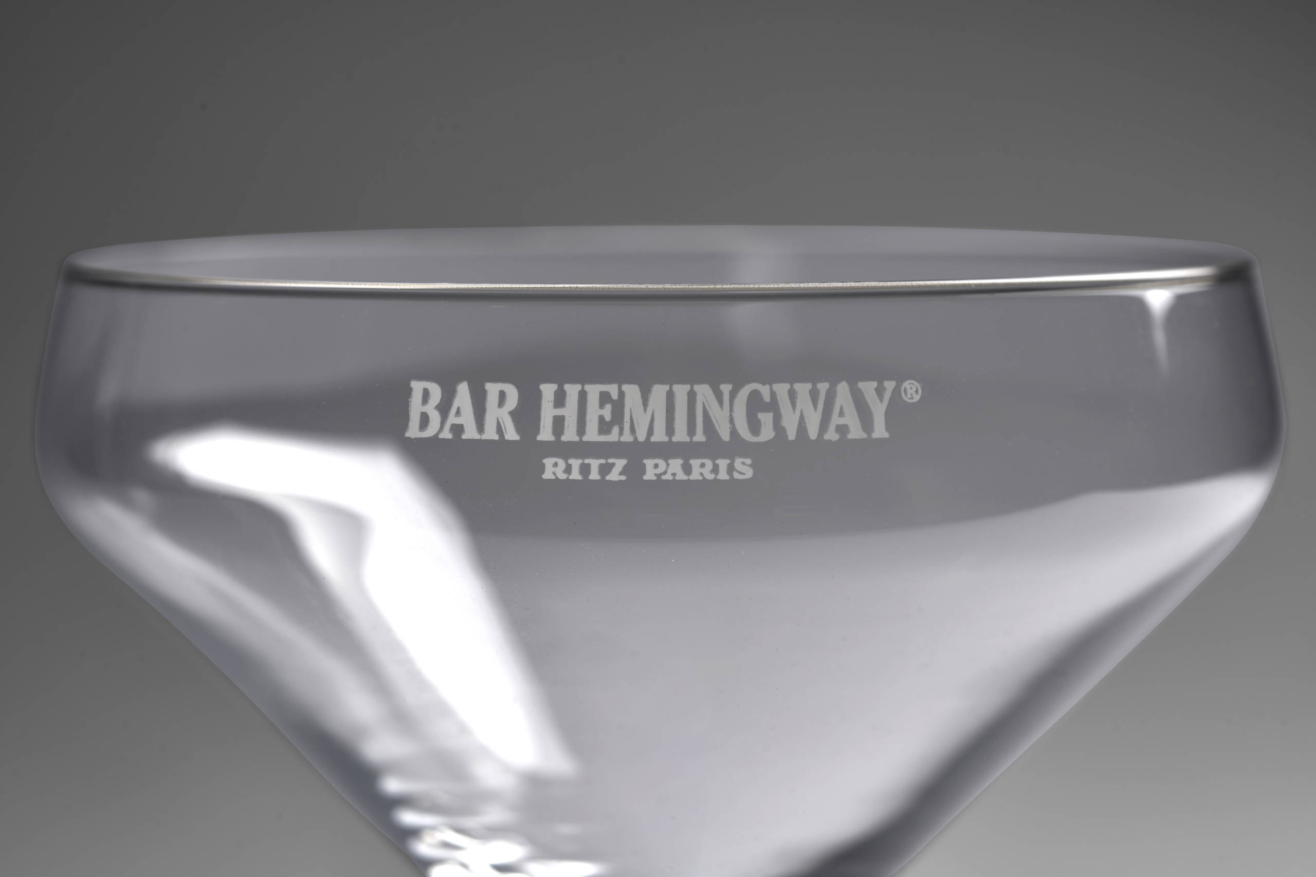 les verres du mythique Bar Hemingway