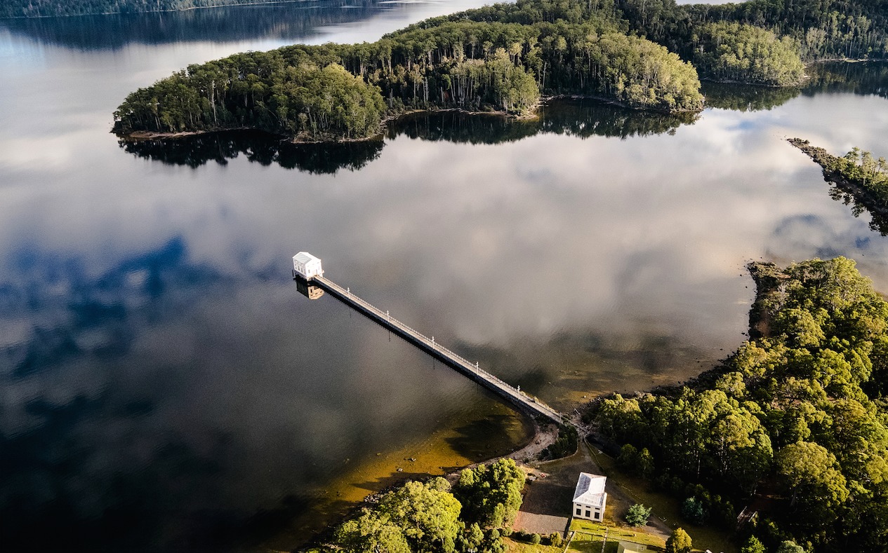 Pumphouse Point Lake St Clair en Australie