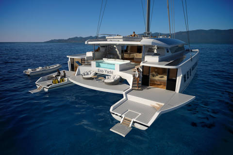 The Eco Yacht : un navire de luxe performant et écologique du navigateur Marc Pajot