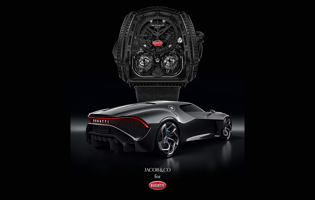 Jacob & Co. présente la one-off – Twin Turbo Furious Bugatti La Montre Noire
