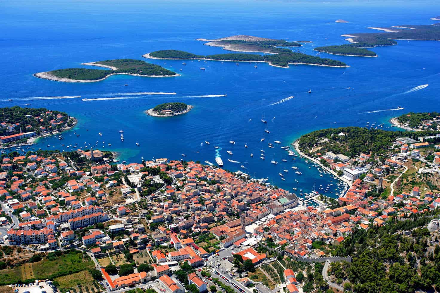 Hvar en Croatie.