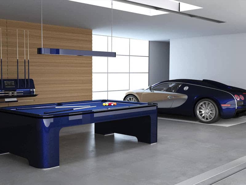 Une table de billard Bugatti