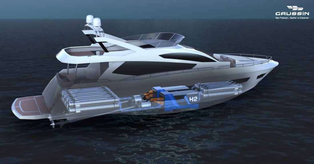 gaussin Système 100% hydrogène pour un bateau zéro-émission