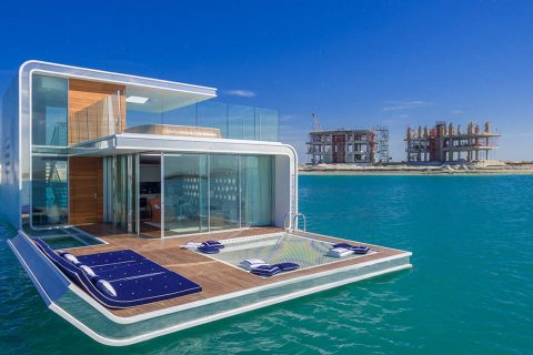 Les villas Floating Seahorse de Dubaï