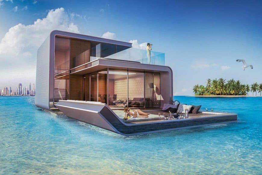 Les villas Floating Seahorse de Dubaï 