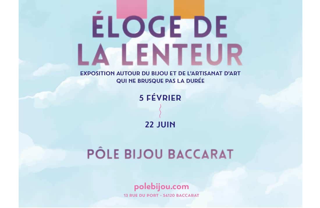 Exposition « Eloge de la lenteur », quand la valeur prend son temps