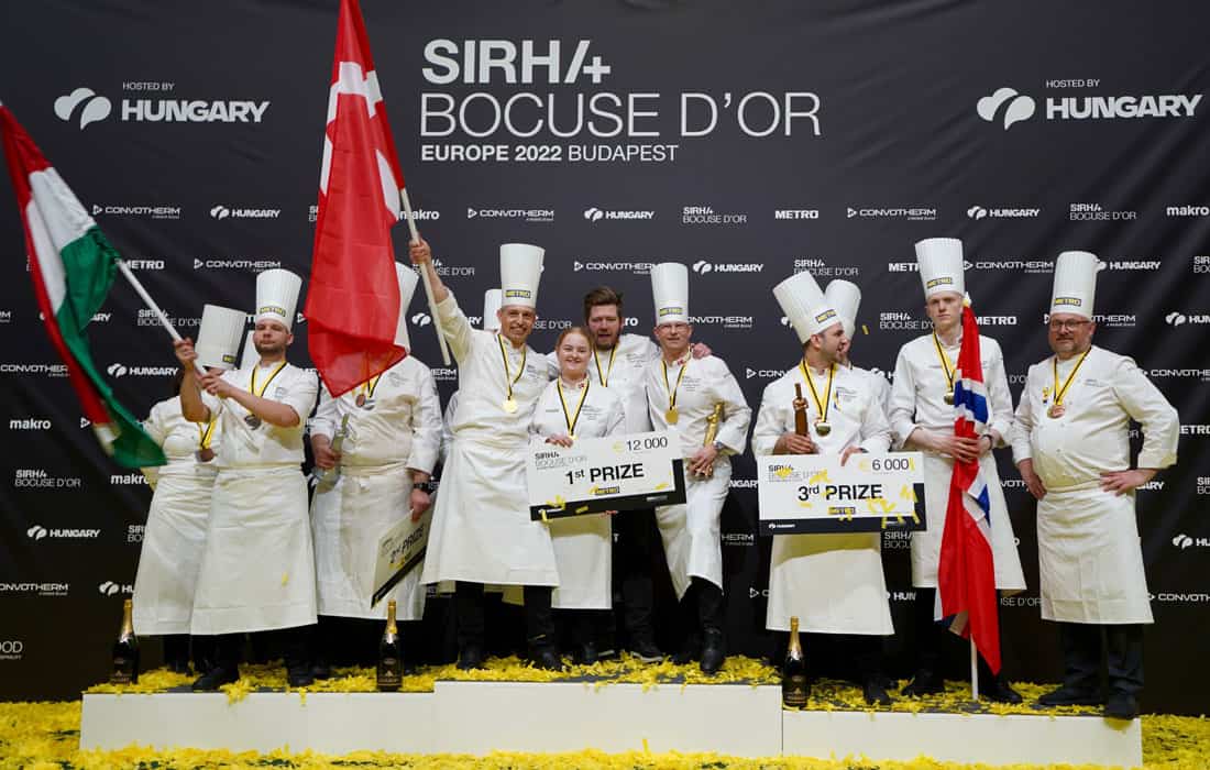 Le Danemark, vainqueur du Bocuse d’Or Europe 2022