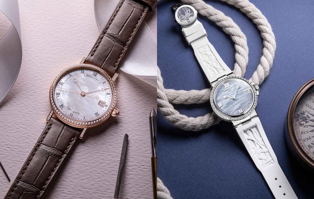 La gent féminine à l’honneur avec la Marine Dame et la Classique Dame par Breguet