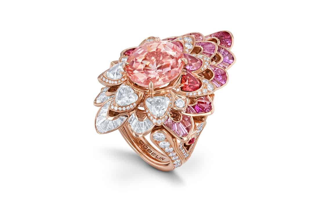 Flaming Grace, la flamboyante bague cocktail créée par Gübelin Jewellery