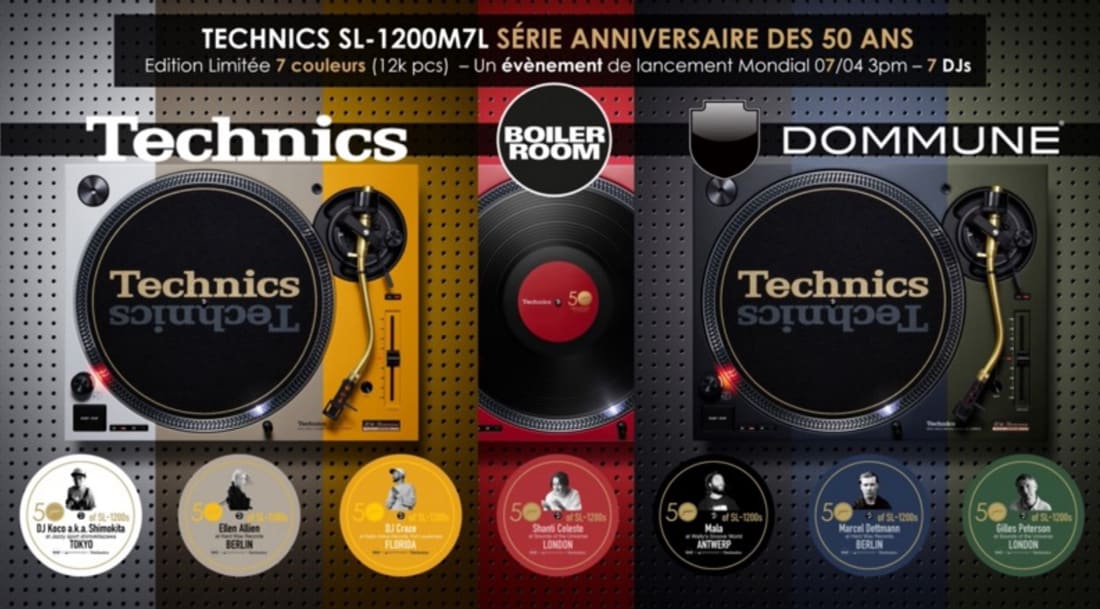 Lancement de la SL-1200M7L en Edition Collector Limitée par Technics