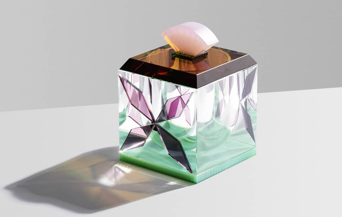 Le seau à glaçons vintage Wilson aux innombrables cristaux imaginé par Reflections Copenhagen