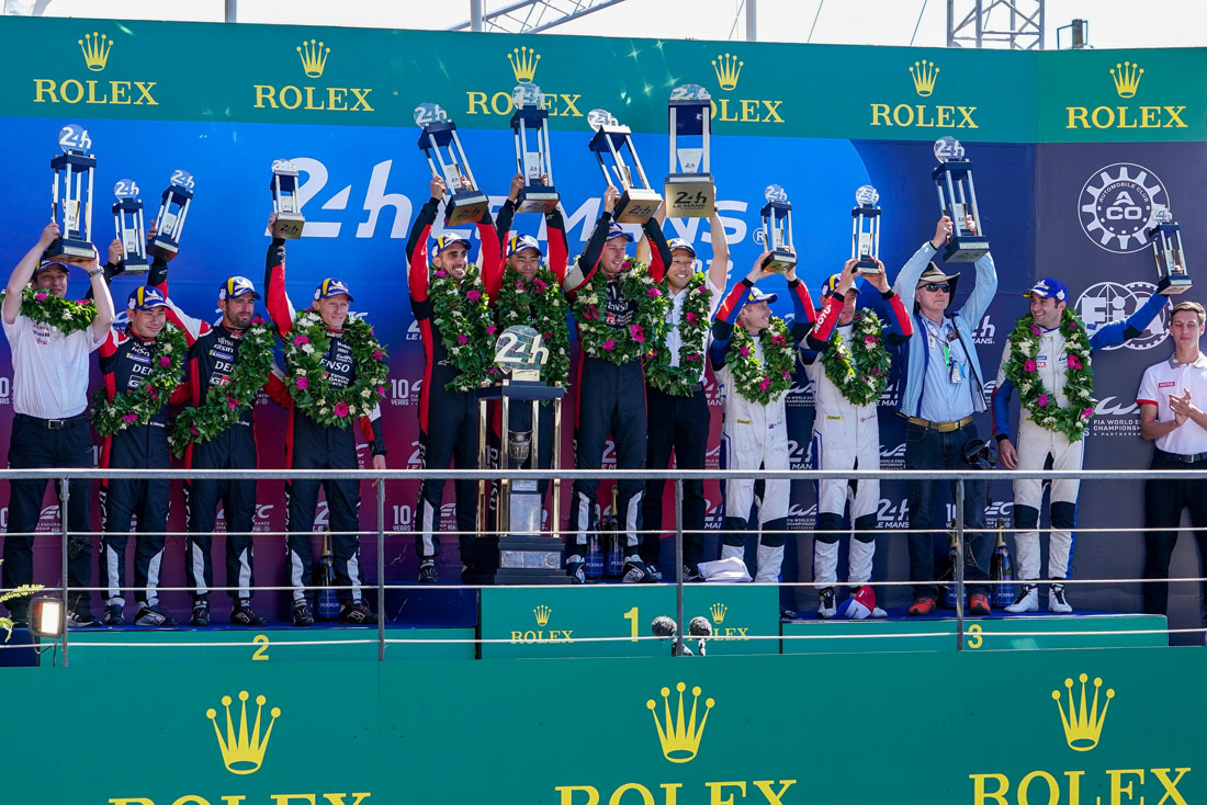 90e édition des 24h du Mans… Toyota Gazoo Racing remporte la victoire haut la main, un succès que les pilotes dédicacent à leurs proches