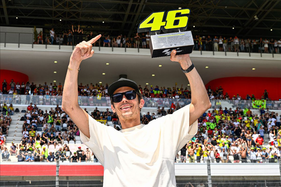 Le MotoGP a officiellement retiré la n°46 de Valentino Rossi au Mugello