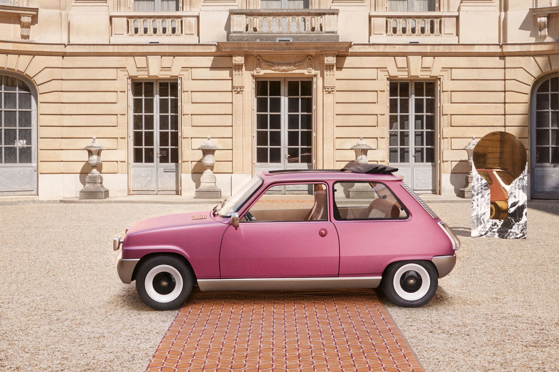 Renault 5 Diamant pour fêter les 50 ans du modèle réinterprété par le designer Pierre Gonalons