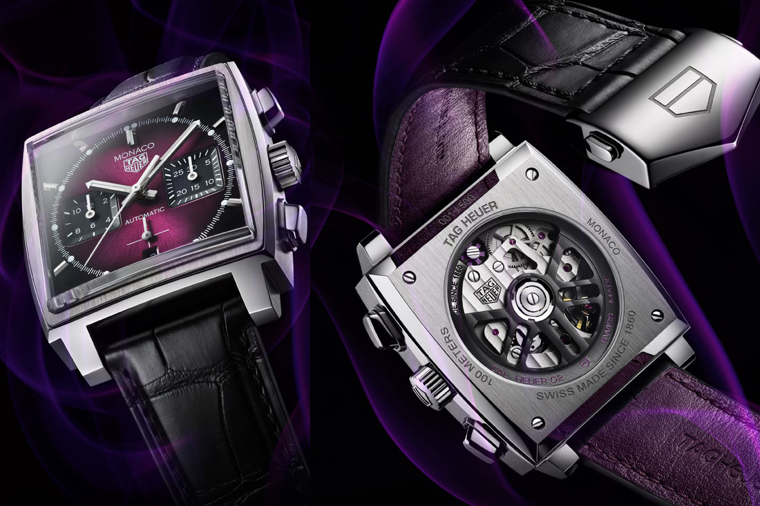 TAG Heuer Monaco Purple Dial en édition limitée