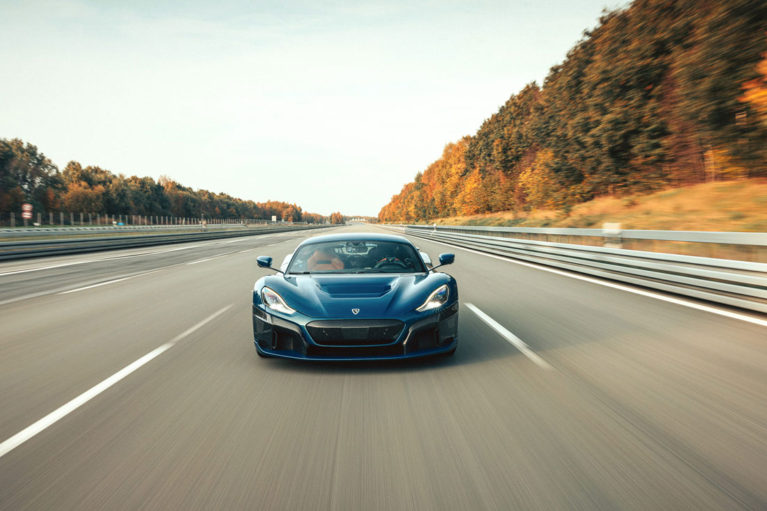 La Rimac Nevera explose le record de vitesse maximale pour un véhicule électrique avec 412km/h