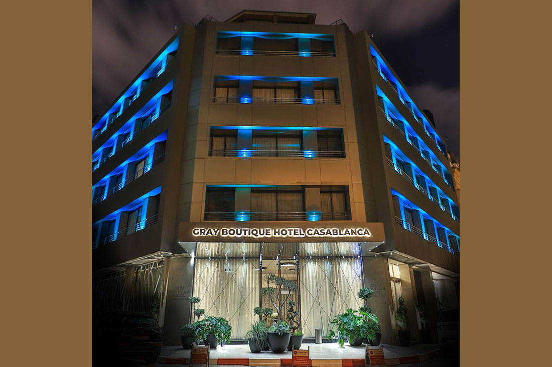 Gray boutique hôtel Casablanca, une pépite d’or au cœur de Casablanca