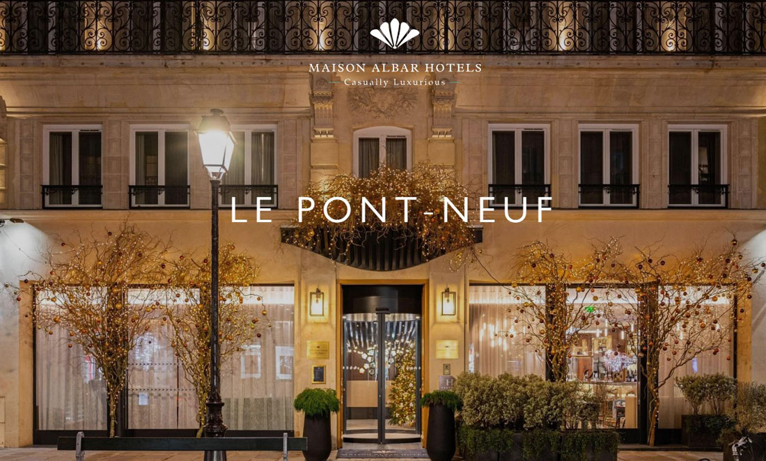 Maison Albar Hotels Le Pont Neuf, des offres étincelantes pour les fêtes de fins d’année