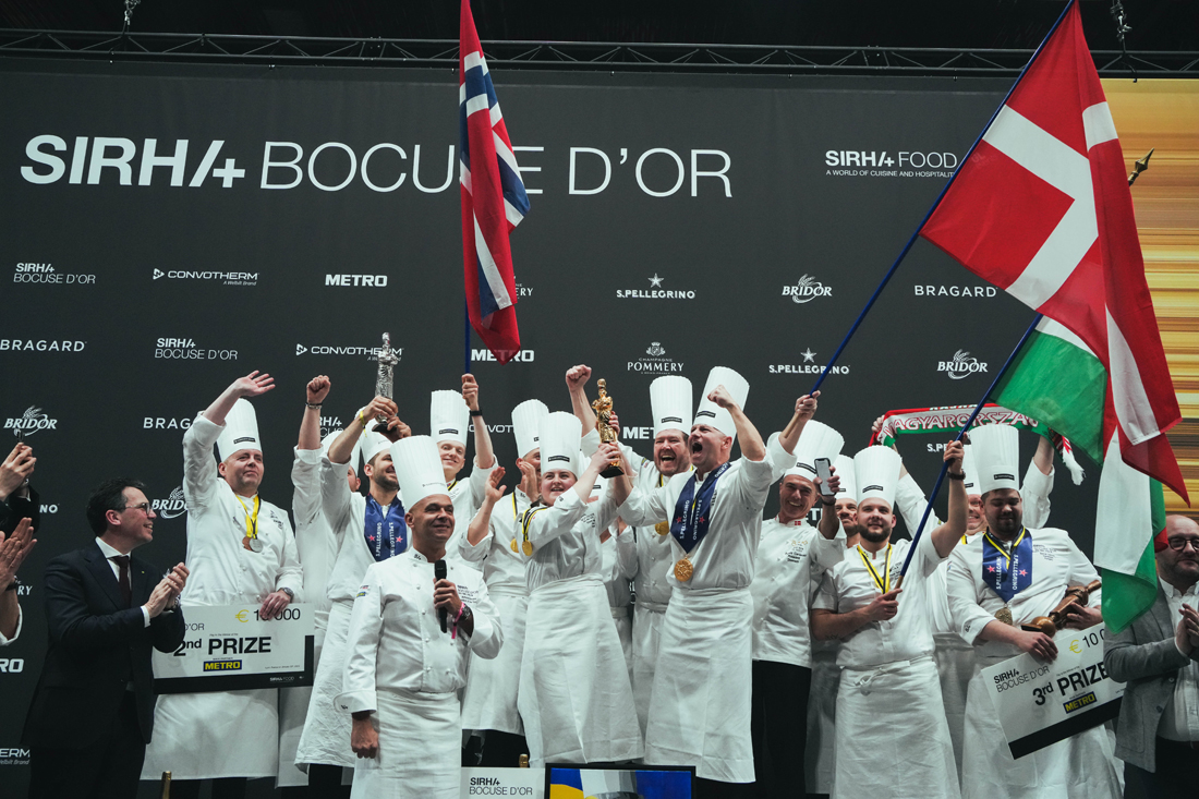 Bocuse d’Or 2023, le Danemark remporte le trophée des jeux olympiques de la gastronomie