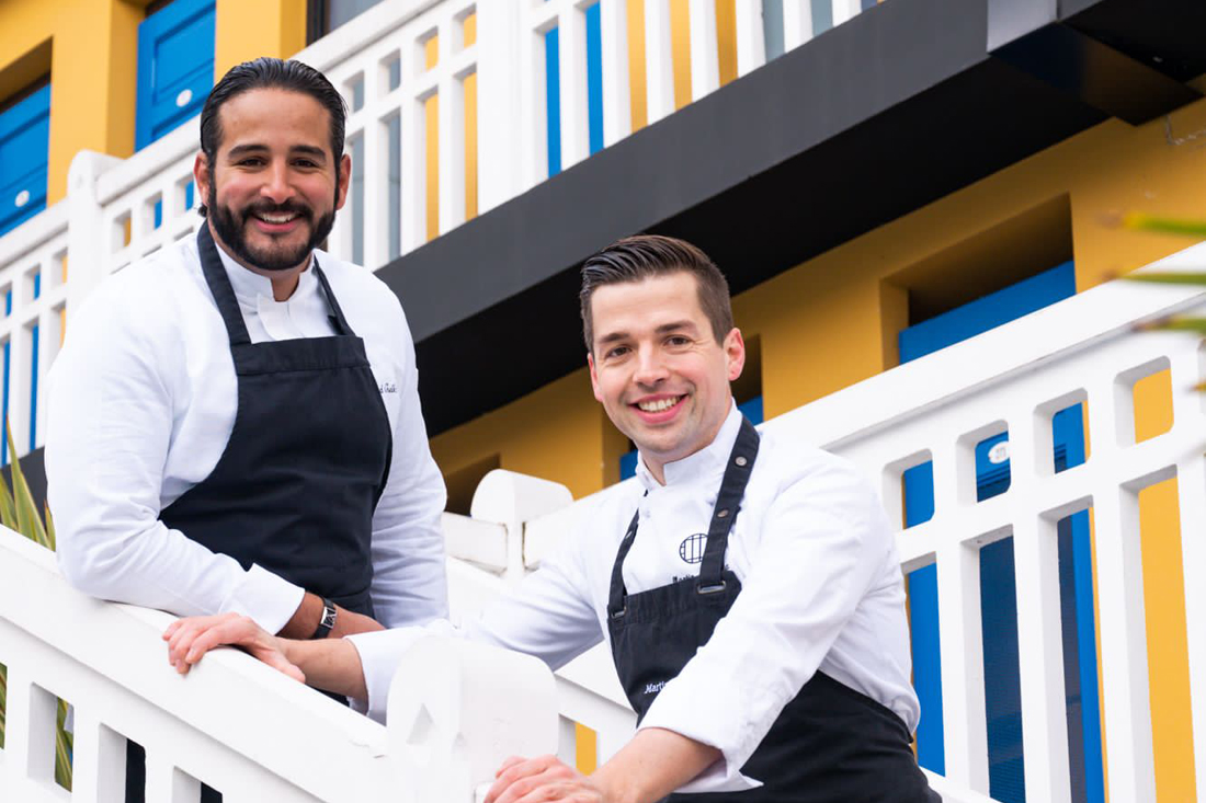 Martin Simolka et Mohamed Cheikh concoctent un diner à quatre mains