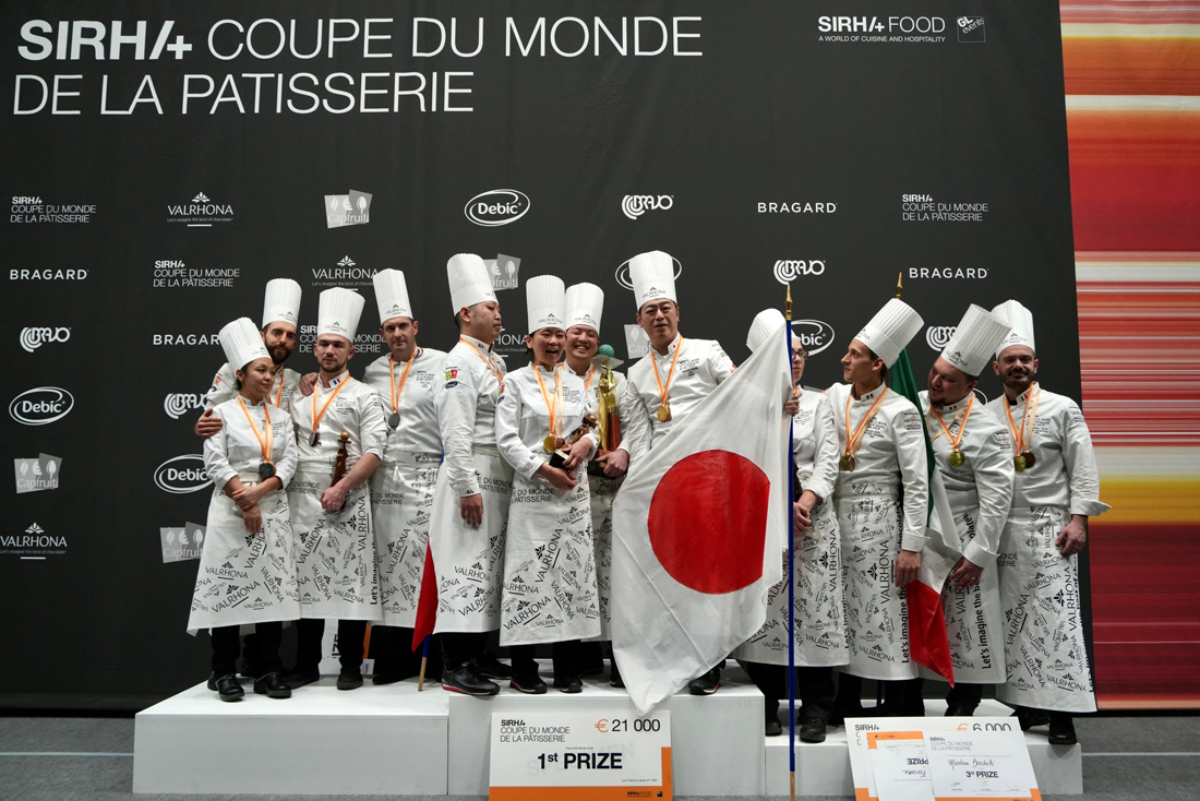 Le Pays du Soleil Levant sacré champion de la Coupe du monde de Pâtisserie 2023