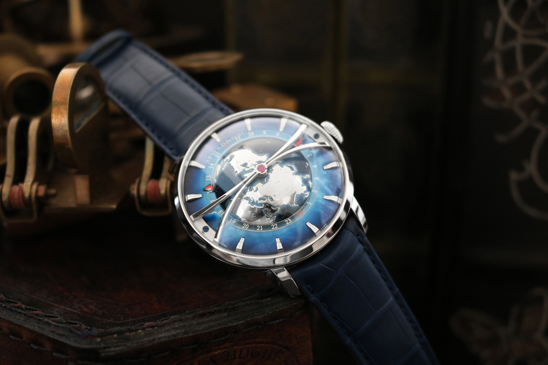 Arnold & Son Globetrotter Platinum, une édition limitée habillée du plus précieux des métaux