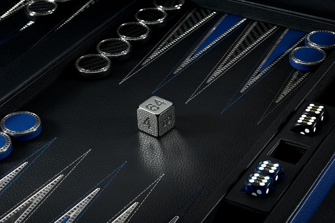 S by Salanitro, marque suisse, imagine un Backgammon de luxe
