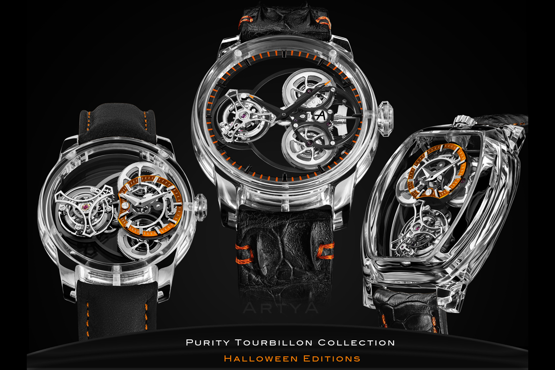 Arty Purity Tourbillon, l’esprit créatif aux couleurs d’Halloween