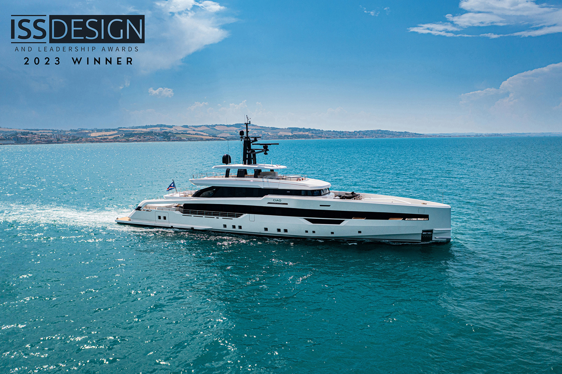 Il superyacht CRN M/Y CIAO vince gli ISS Design and Leadership Awards 2023