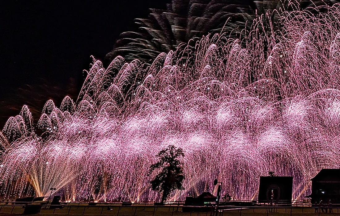 7ème Masters de Feu 2024, spectacle pyrotechnique à Compiègne